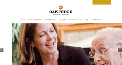Desktop Screenshot of oakridgeassistedliving.org